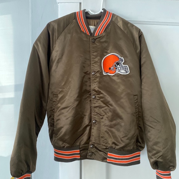 Vintage Cleveland Browns Bomber Jacket